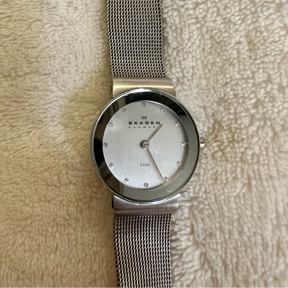 Skagen Women's Freja Stainless Steel Mesh Bracelet Watch